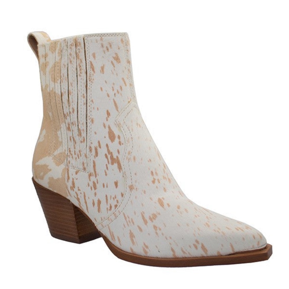 Cowprint Booties - Picture 1 of 1